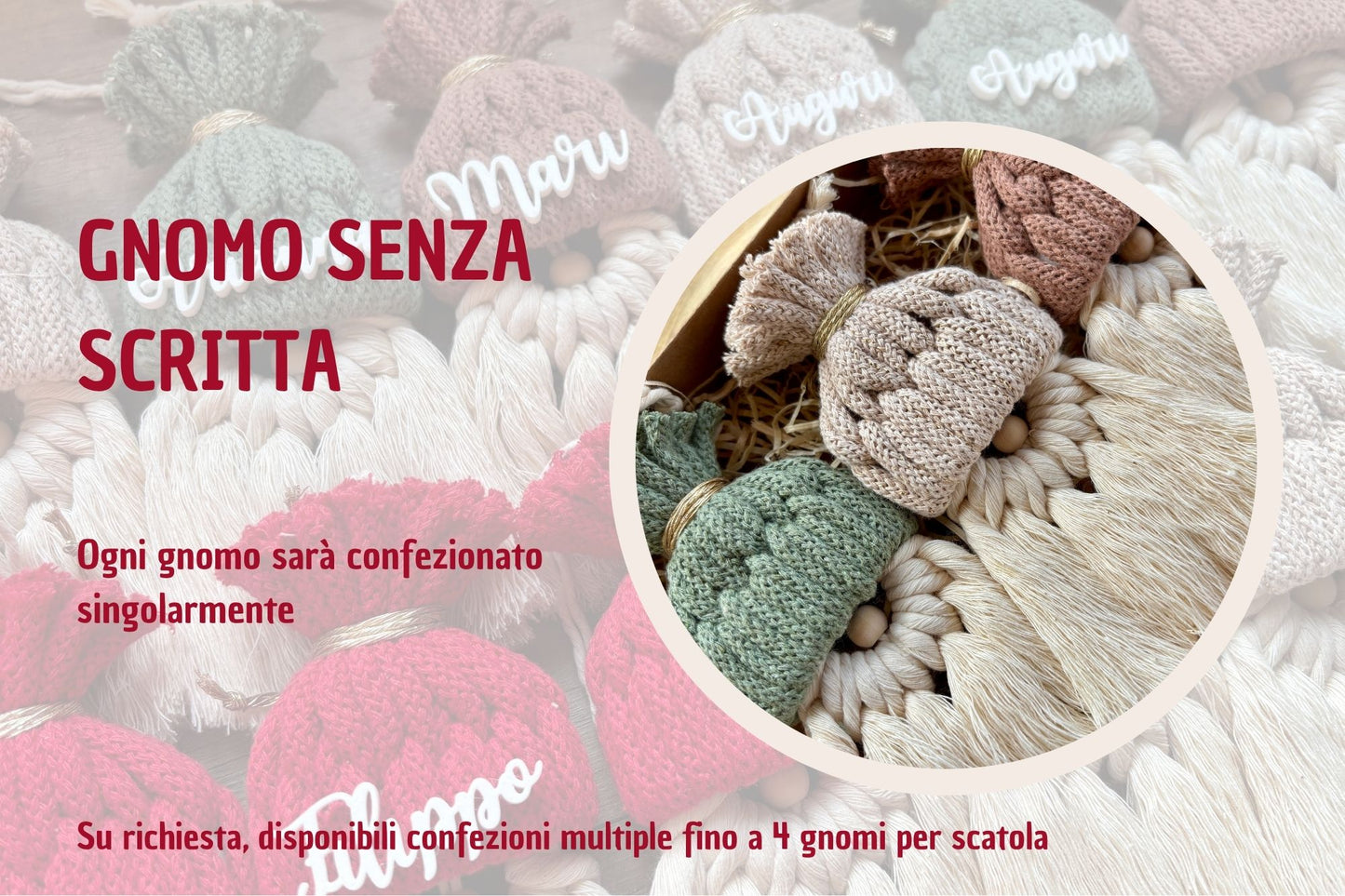 Gnomo con nome personalizzabile
