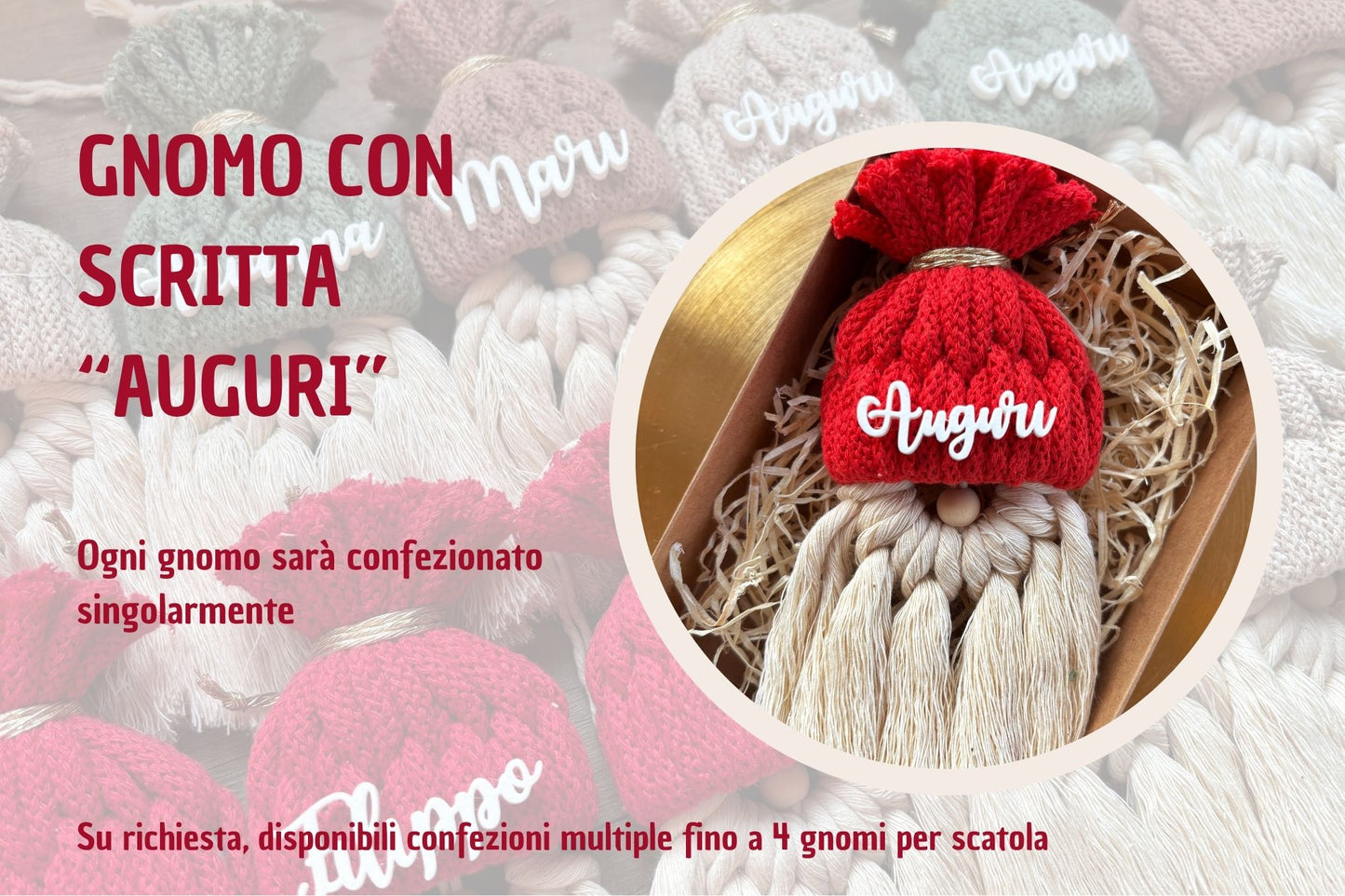 Gnomo con nome personalizzabile