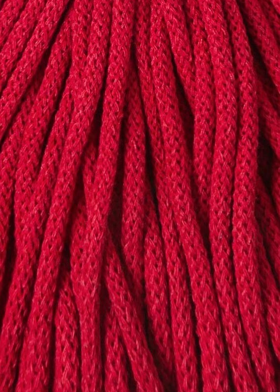 Classic Red Bobbiny | Corda Braided 5 mm