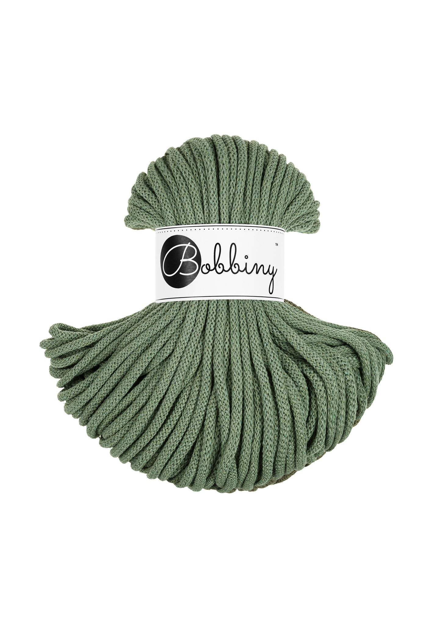 Eucalyptus Green Bobbiny | Corda Braided 5 mm