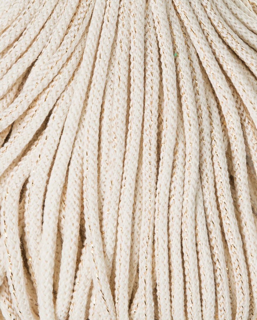Golden Natural Bobbiny | Corda Braided 5 mm