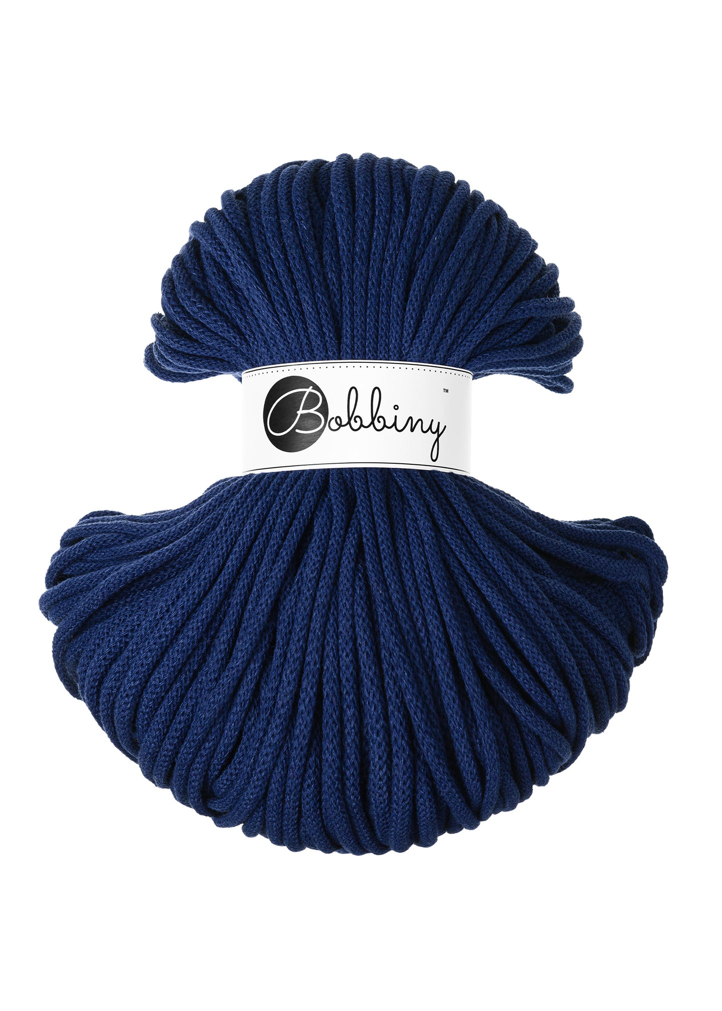 Ink Blue Bobbiny | Corda Braided 5 mm