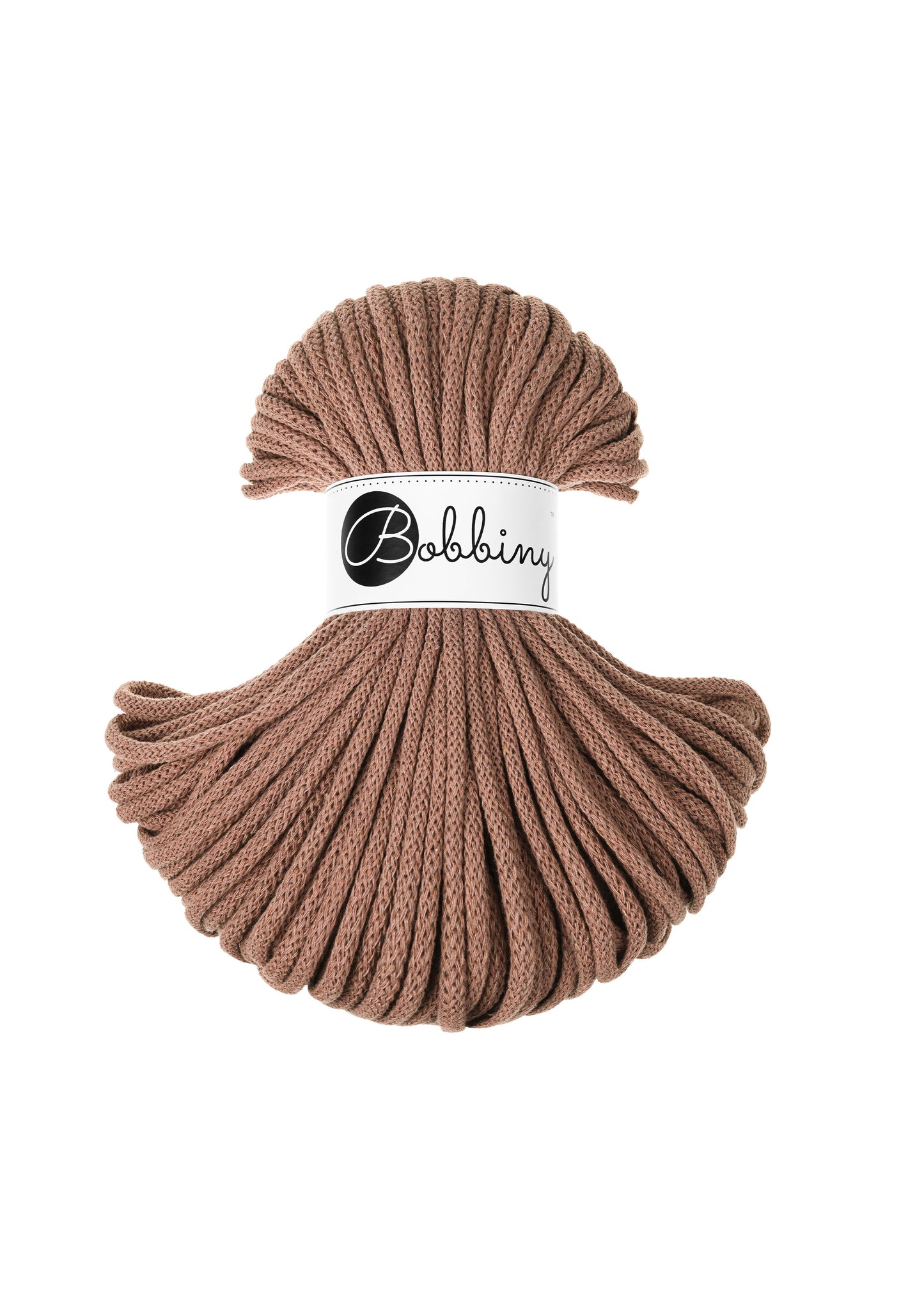 Mocha Mousse Bobbiny | Corda Braided 5 mm