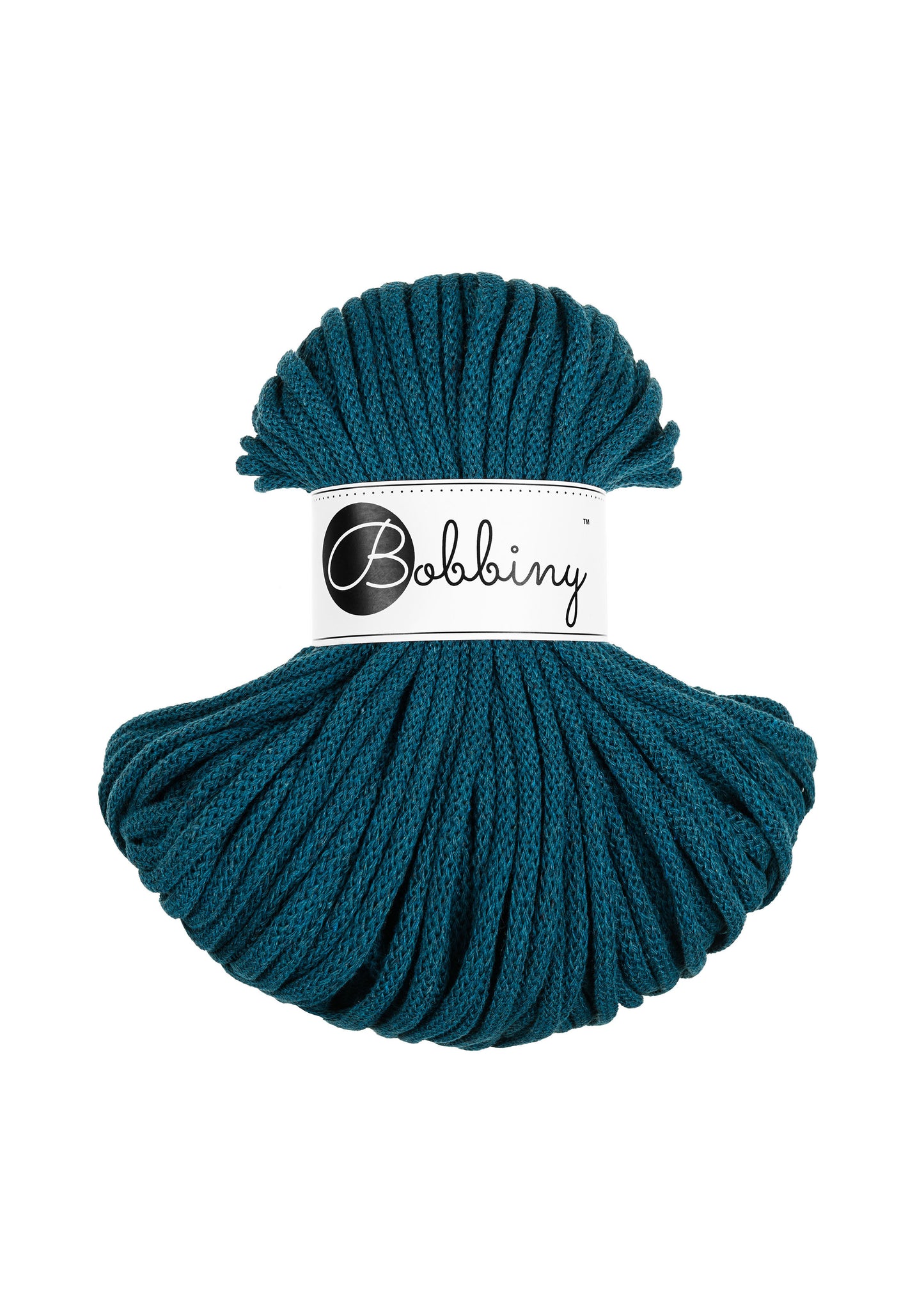 Peacock Blue Bobbiny | Corda Braided 5 mm