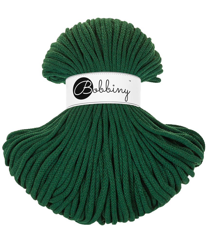 Pine Green Bobbiny | Corda Braided 5 mm