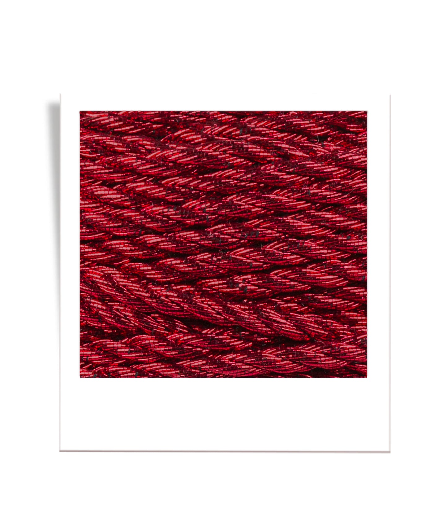 Metallic Red Bobbiny | Corda 3PLY rope 50 m
