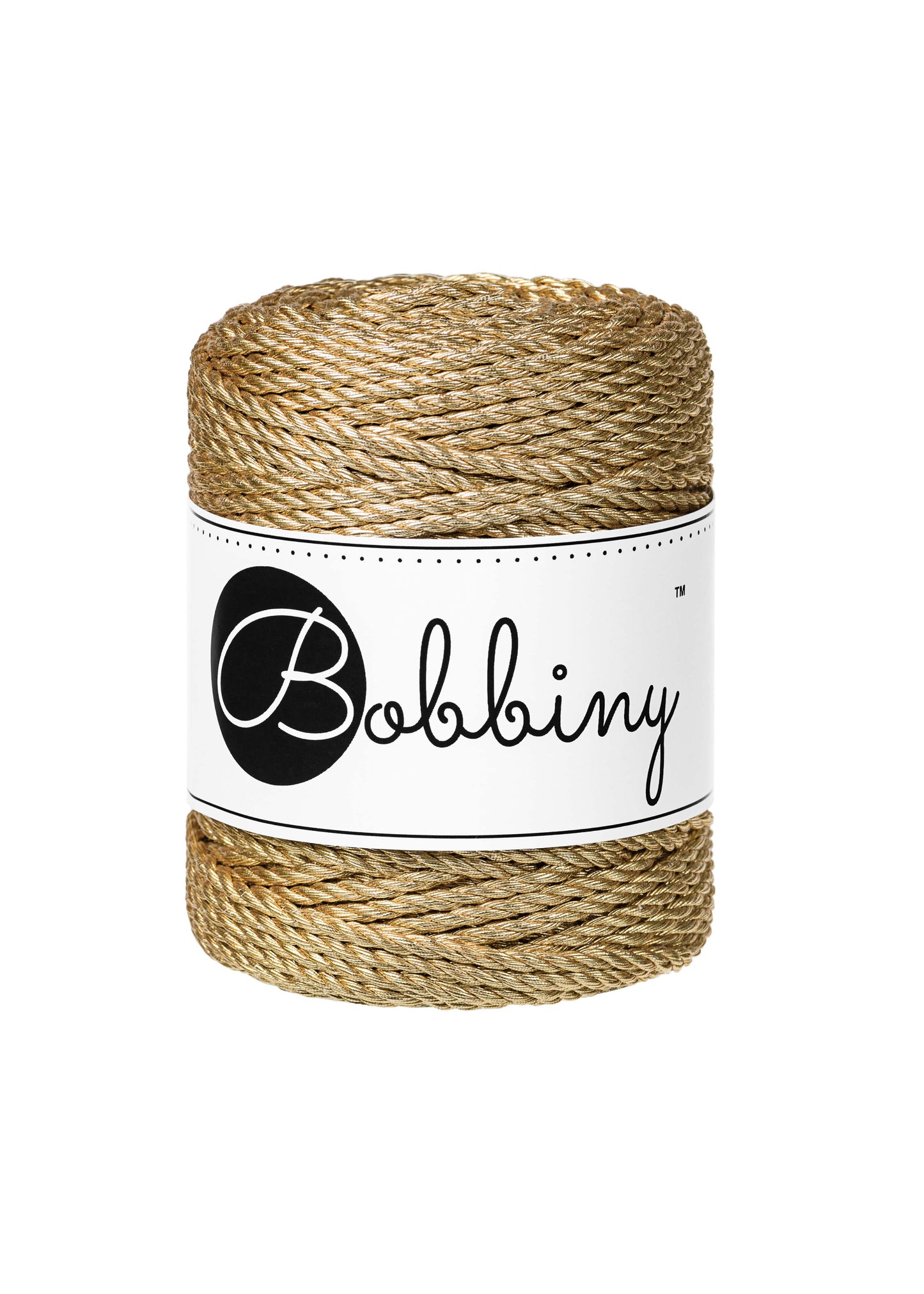 Satin Gold Bobbiny | Corda 3PLY rope 50 m