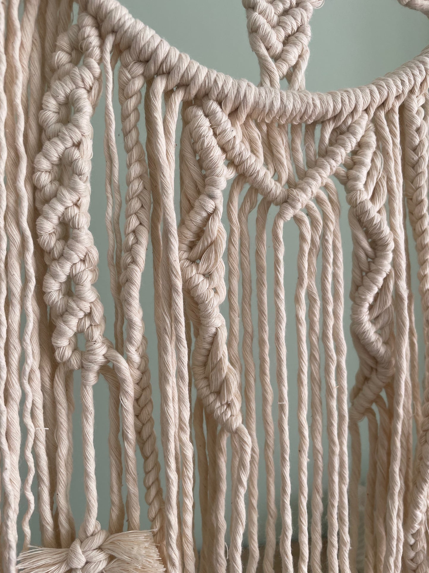 Acchiappasogni boho con foglie
