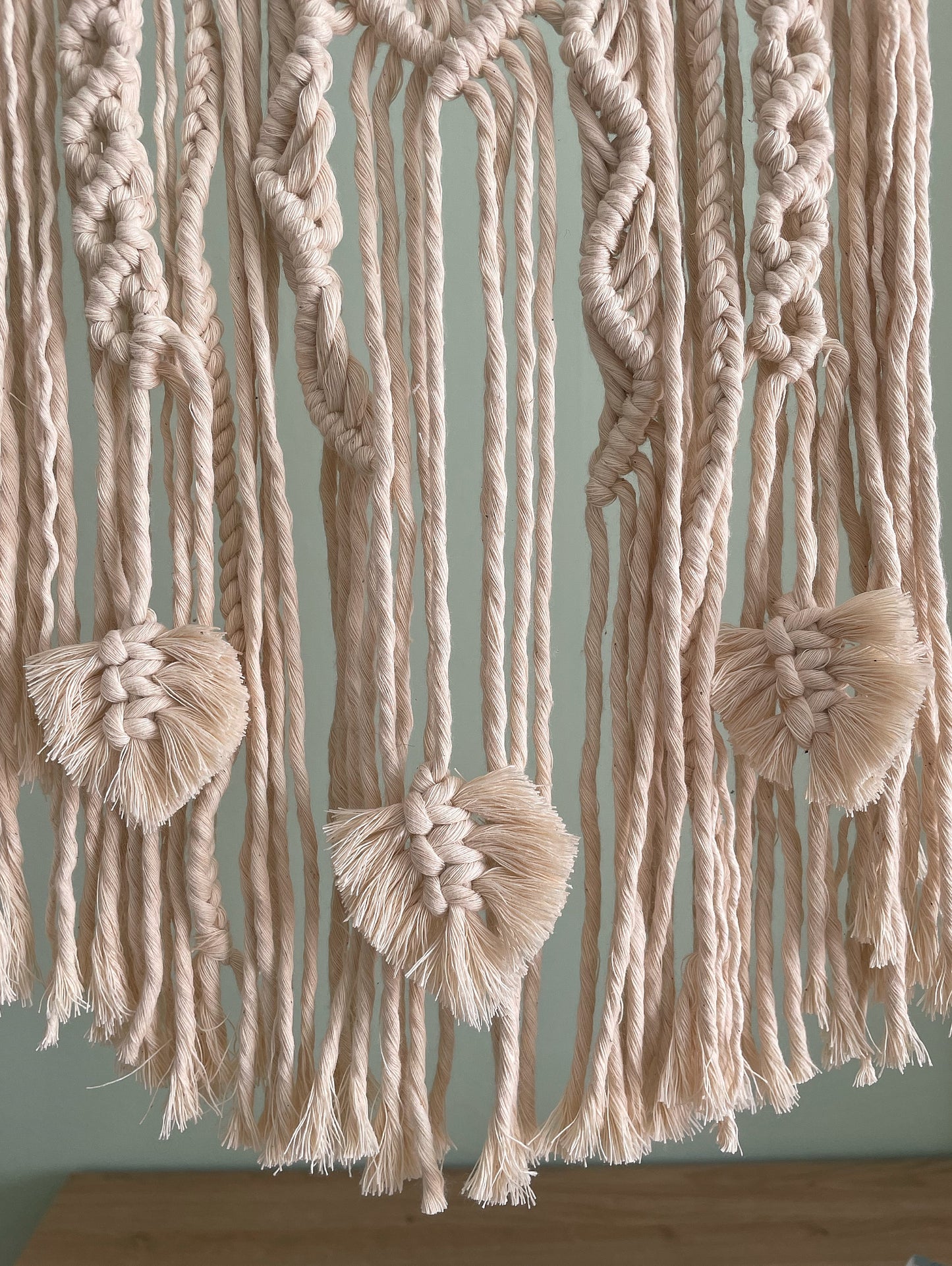 Acchiappasogni boho con foglie