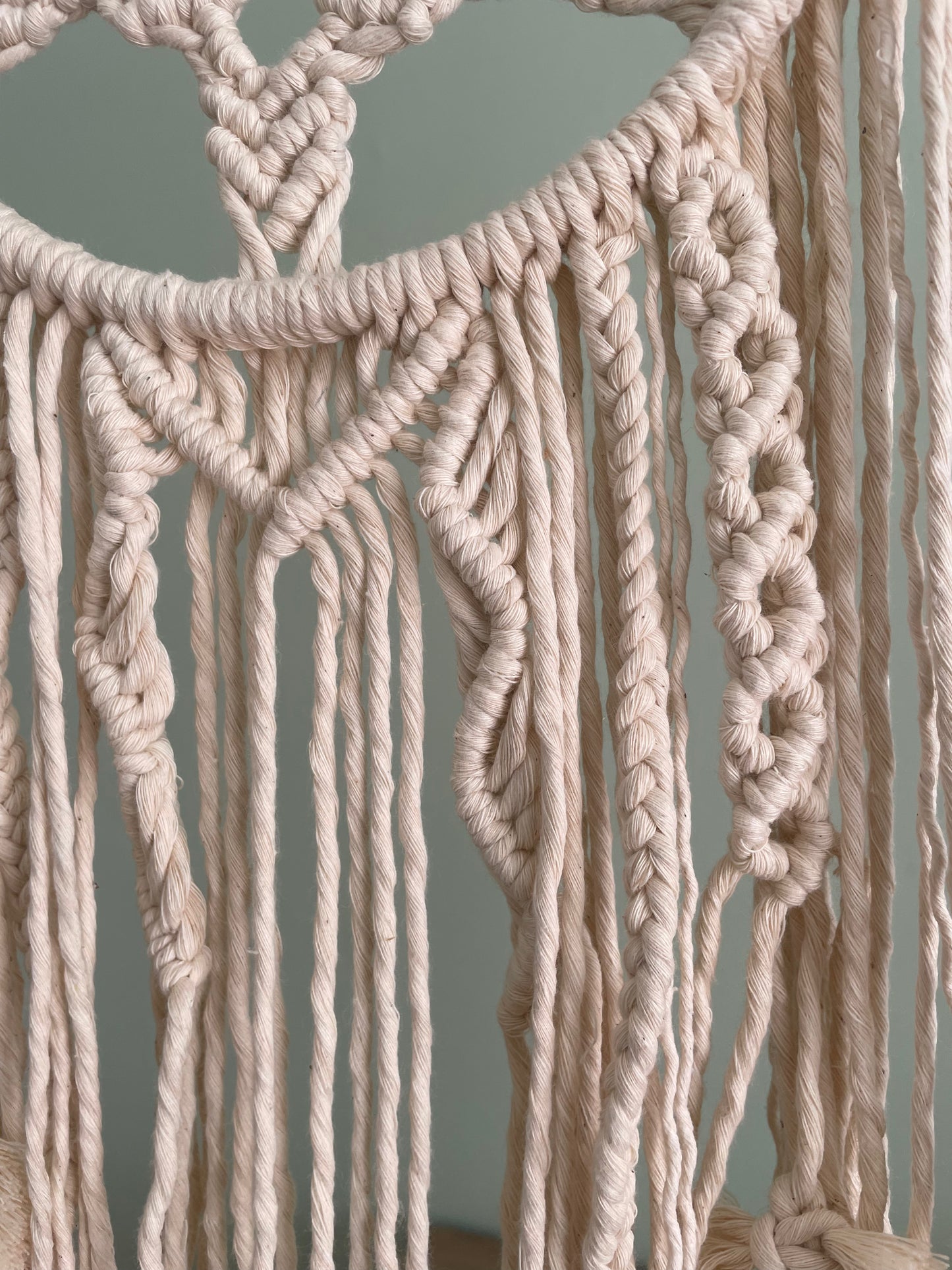Acchiappasogni boho con foglie