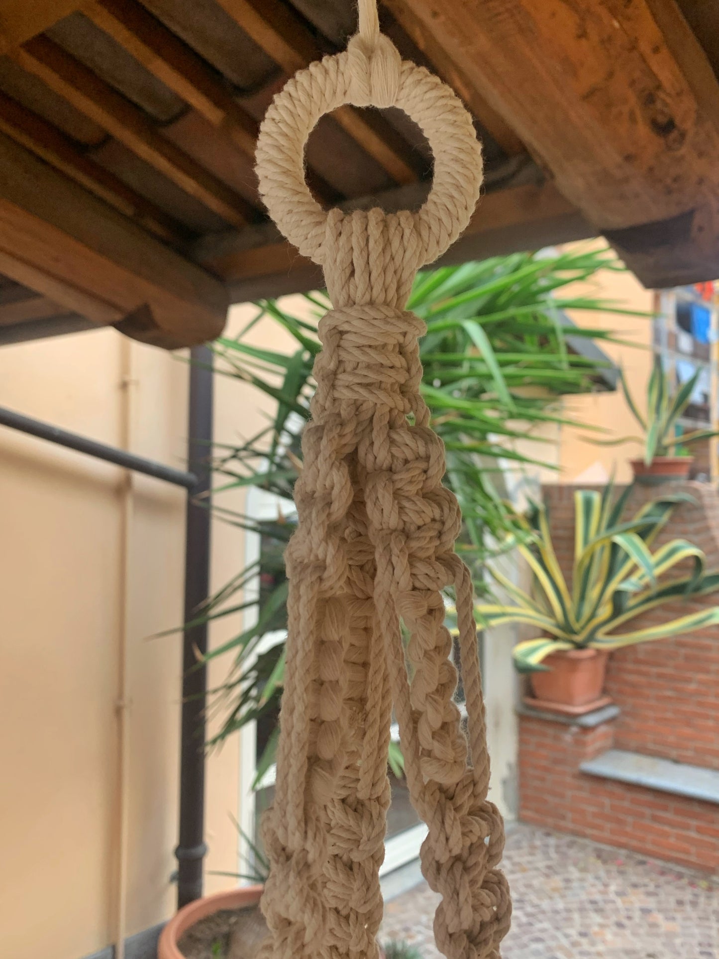 Portapiante in Macramè “Rope & String”