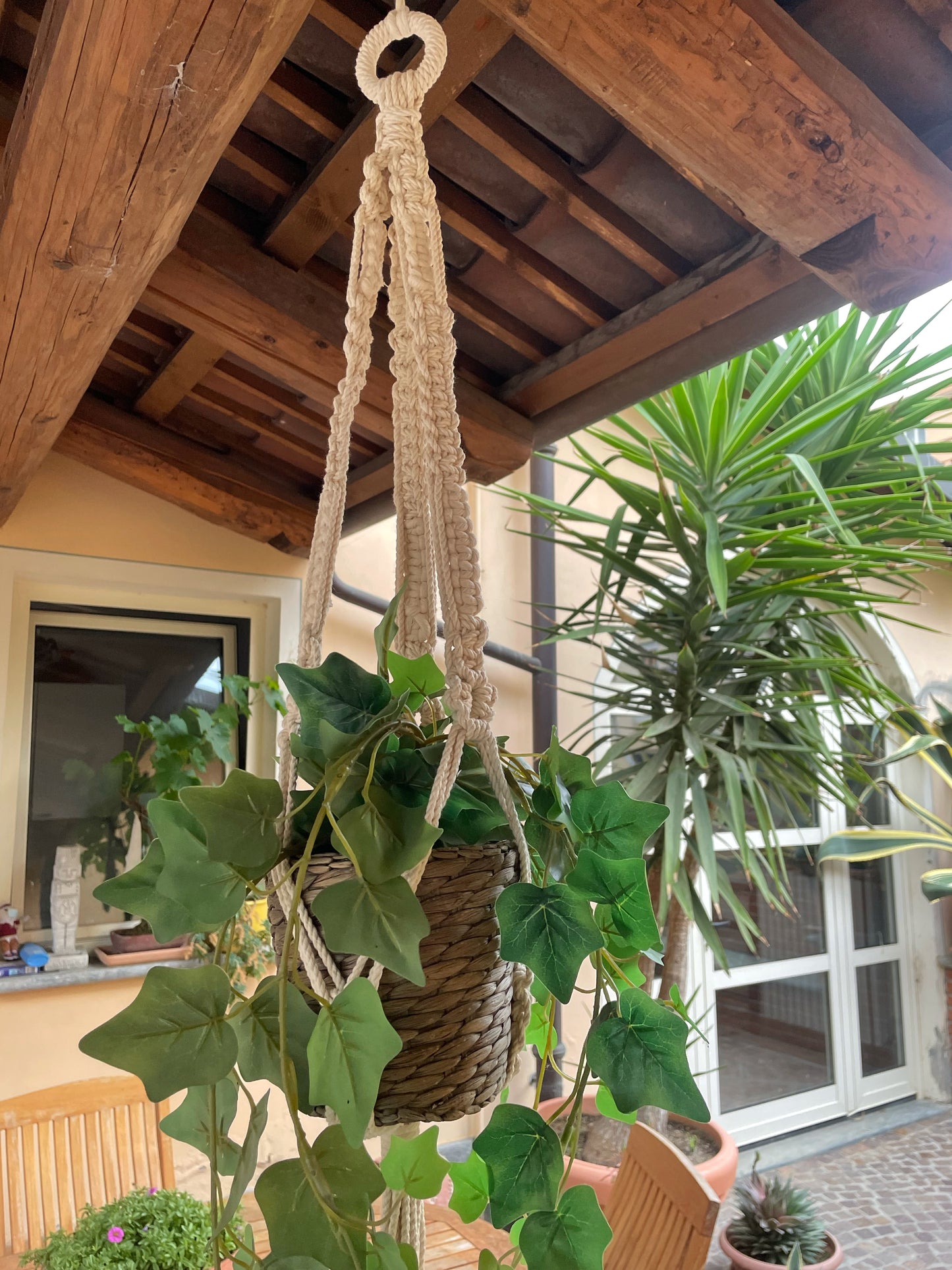 Portapiante in Macramè “Rope & String”