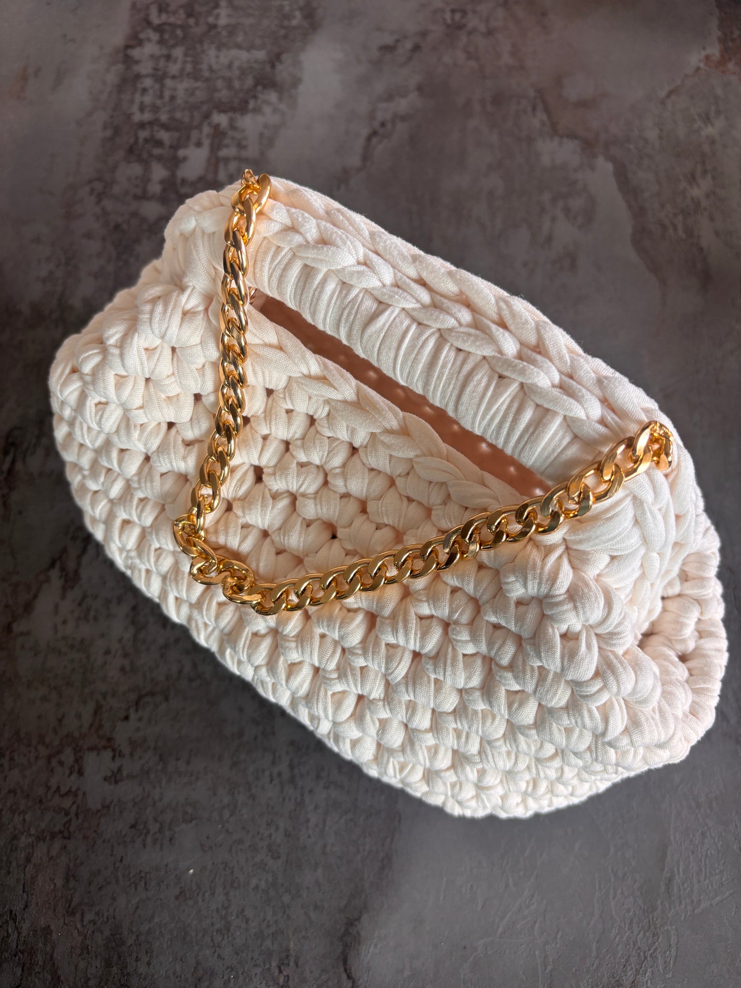 Borsa clutch in crochet