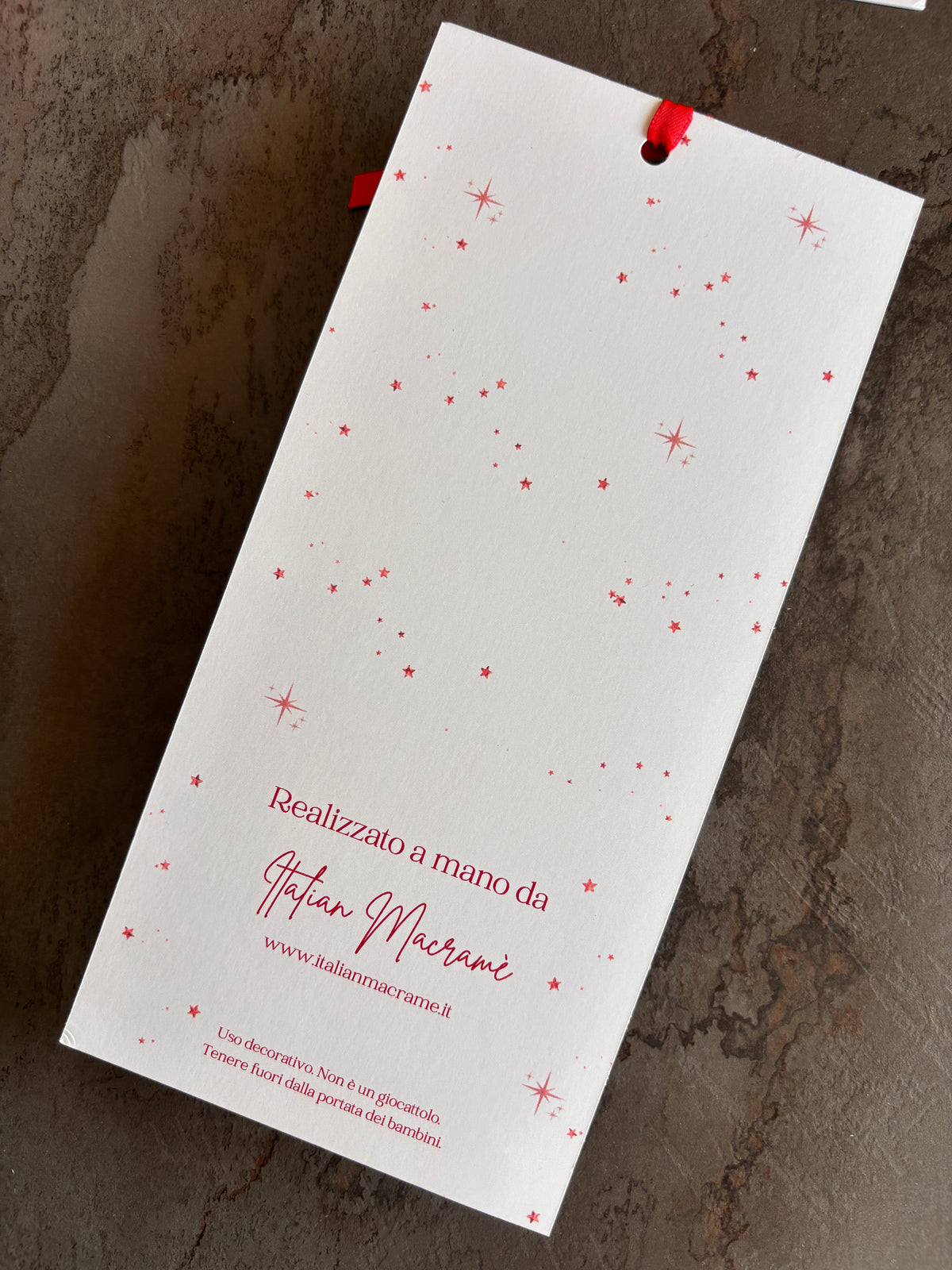 Charms Bastoncino - con card natalizia