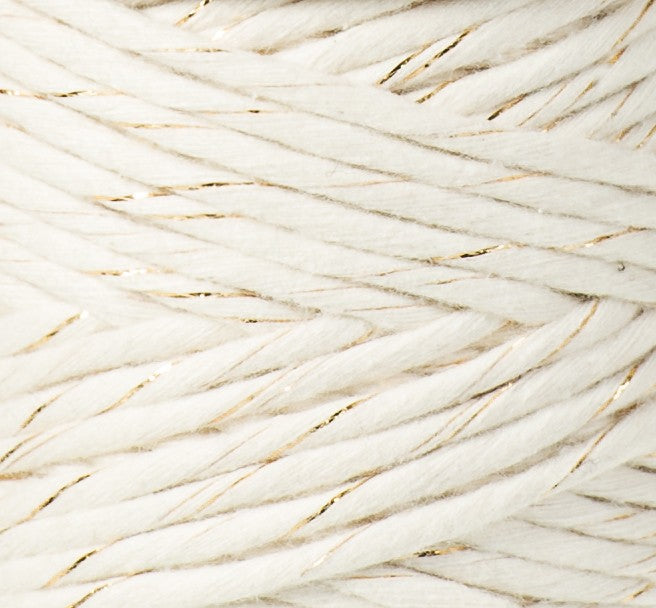 Golden Natural Bobbiny | Corda Macramè String