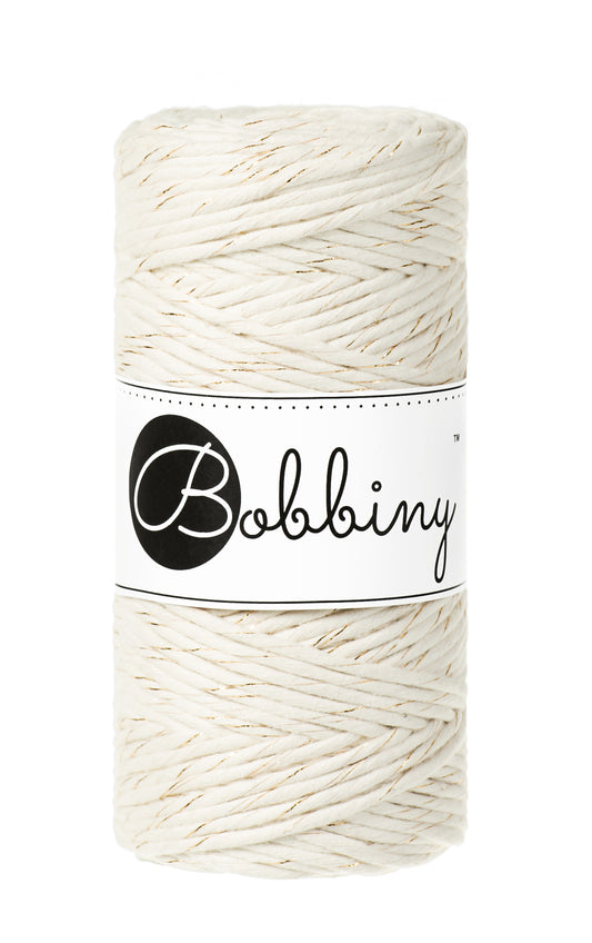 Golden Natural Bobbiny | Corda Macramè String
