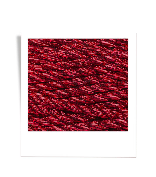 Metallic Red  Bobbiny | Corda 3PLY rope  50 m