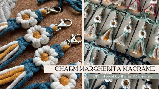 Tutorial charm portachiavi a fiore margherita | diy daisy keychain - contenuto digitale