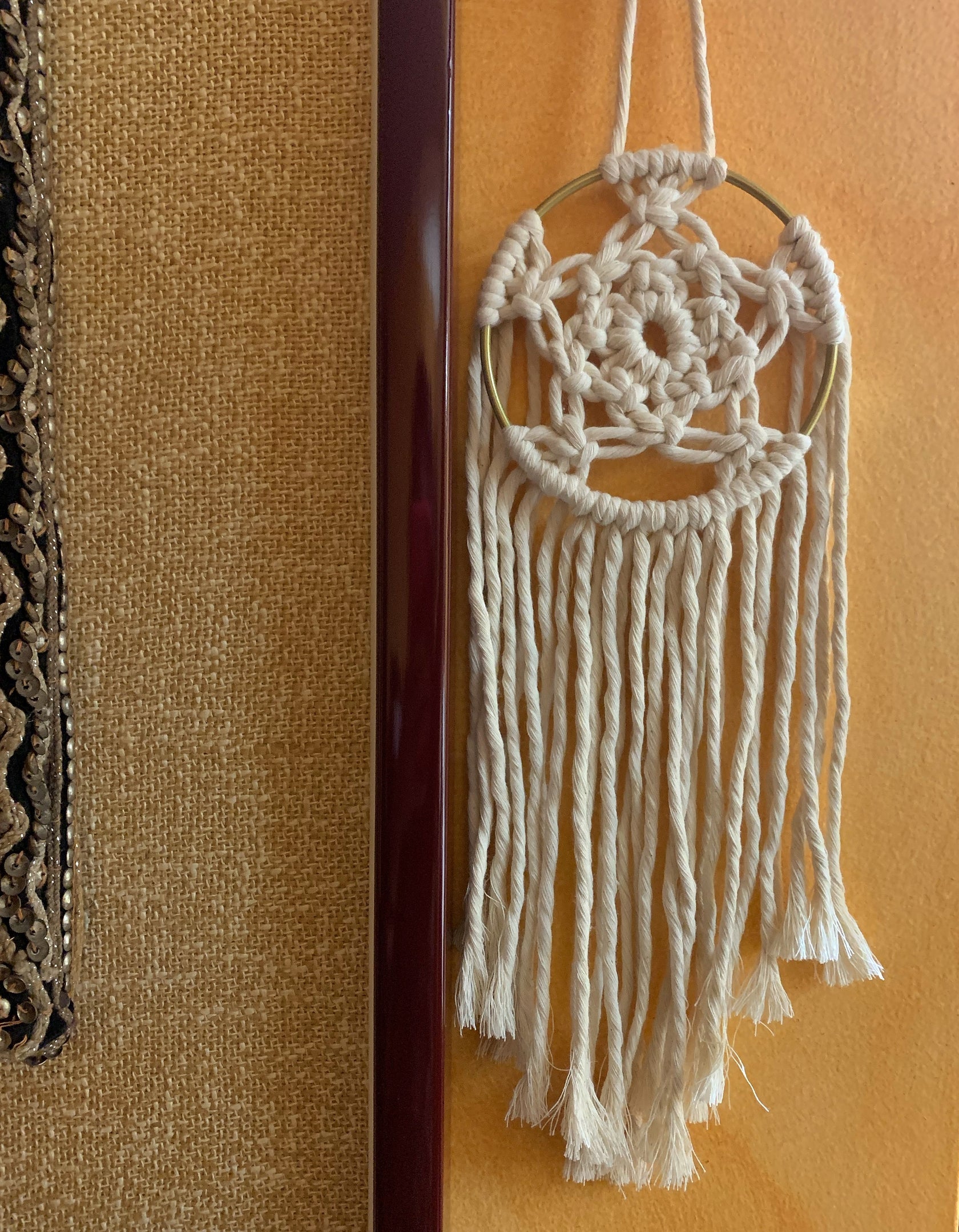 Acchiappasogni Bohémien Marstey | Albero Della Vita | 85x20 Cm | In Macramè | Per Camera Da Letto E Soggiorno - Foto 14