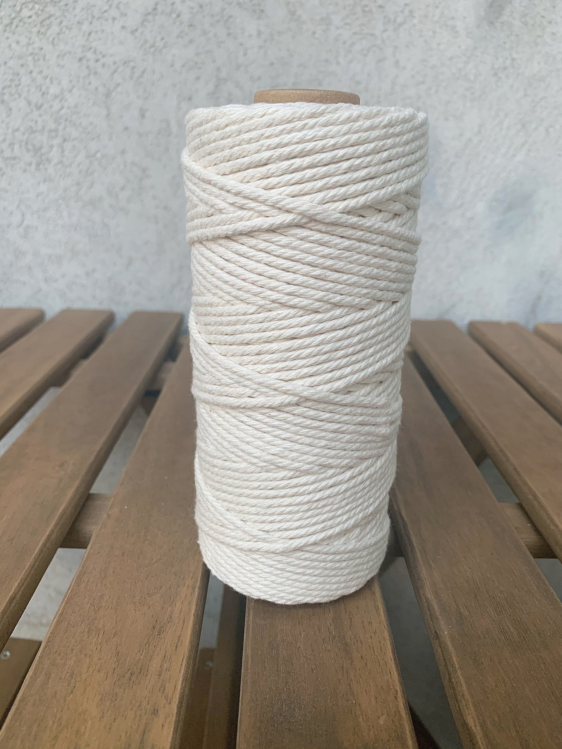 Corda di cotone string 3/4 mm colorata per macramè – italian_macramè -  handmade fiber art creations