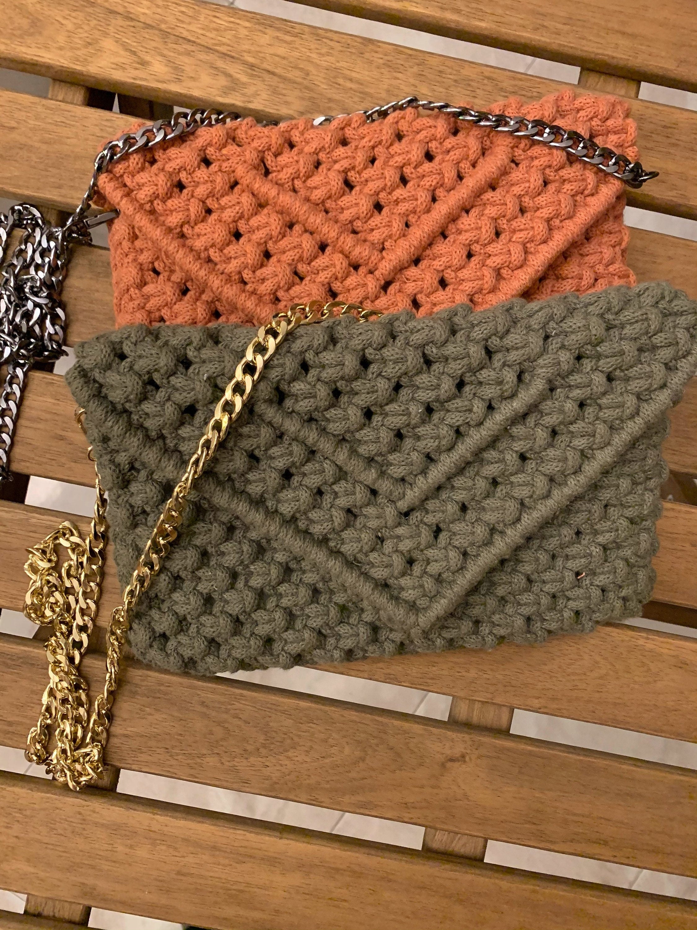 Pochette macrame best sale