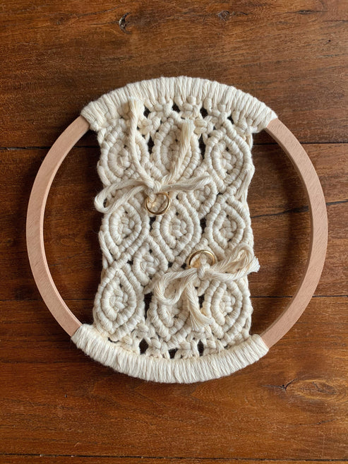 PATIKIL Cerchi Floreali In Metallo Oro – 3 Pezzi Da 25 Cm – Per Macramè, Acchiappasogni, Decorazioni Fai Da Te - 2